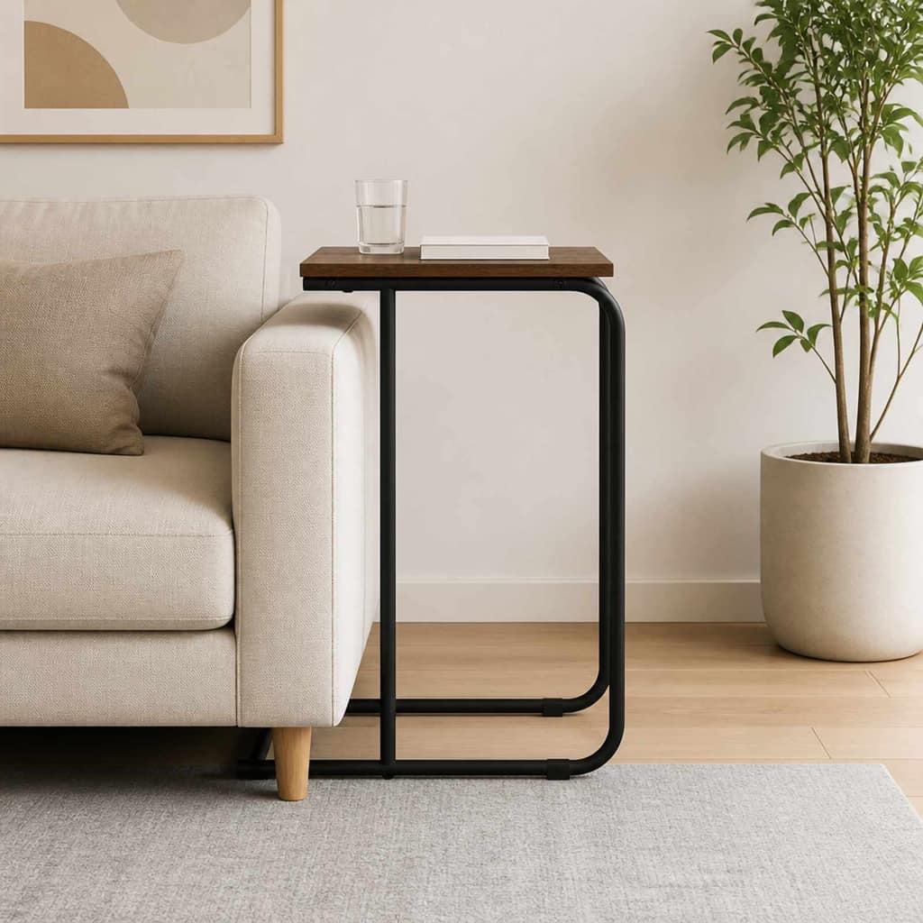 VidaXL Τραπεζάκι Πλευράς Παλαιωμένο ξύλο 40 x 31 x 55 εκ