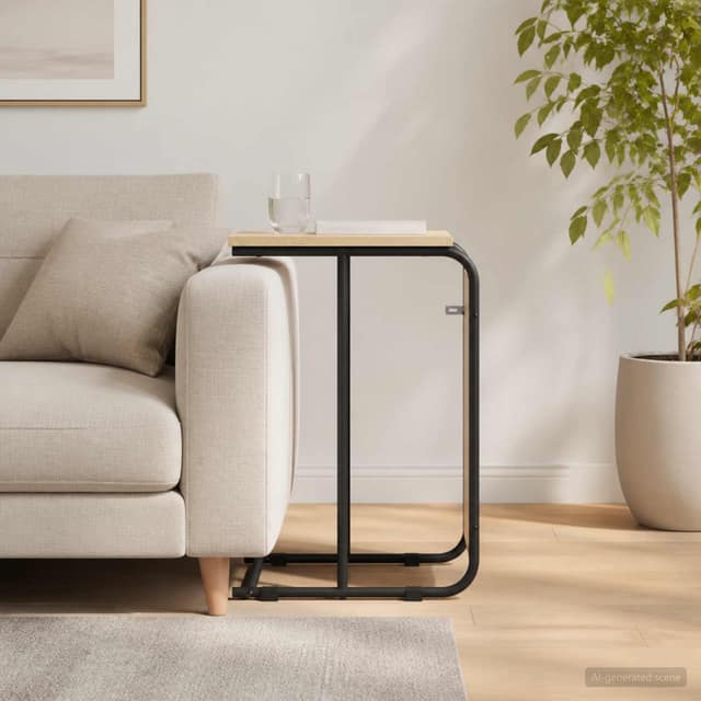 VidaXL Τραπεζάκι Πλευράς Sonoma Δρυς 40 x 31 x 55 εκ