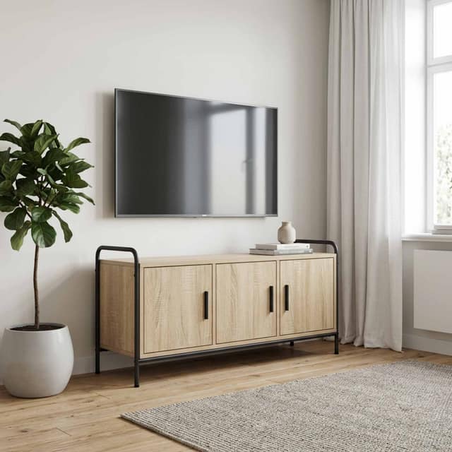 VidaXL Ντουλάπι TV 79,5 x 33 x 50 εκ. Sonoma Δρυς Επεξεργασμένο Ξύλο