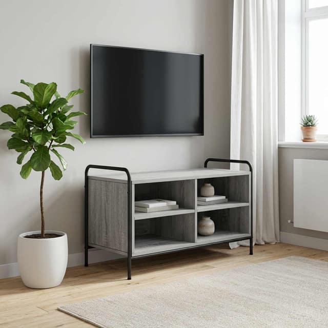 VidaXL Ντουλάπι TV 140 x 39,5 x 50 εκ. Γκρι Sonoma Επεξεργασμένο Ξύλο