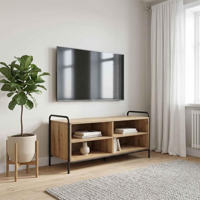 VidaXL Ντουλάπι TV 140 x 39,5 x 50 εκ. Artisan Δρυς Επεξεργασμένο Ξύλο