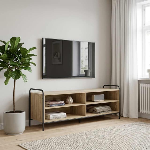 VidaXL Ντουλάπι TV 140 x 39,5 x 50 εκ. Sonoma Δρυς Επεξεργασμένο Ξύλο