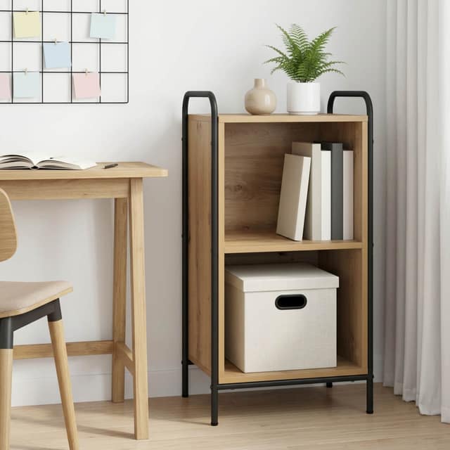 VidaXL Βιβλιοθήκη 55,5 x 33 x 174 εκ Επεξεργασμένο Ξύλο Artisan Δρυς