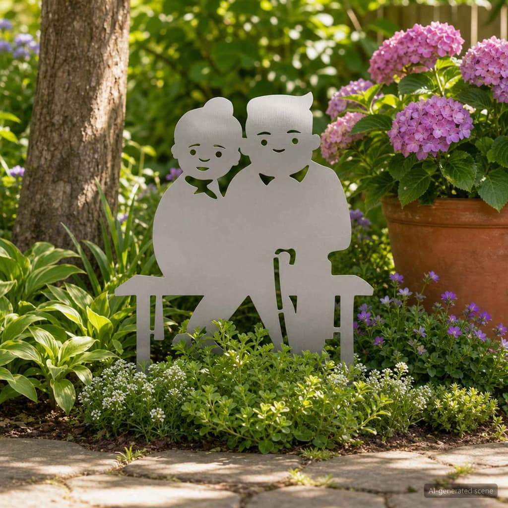 VidaXL Κηπουρική Στήριξη 36,5 x 29 cm Ανοξείδωτο Ατσάλι Ασημί