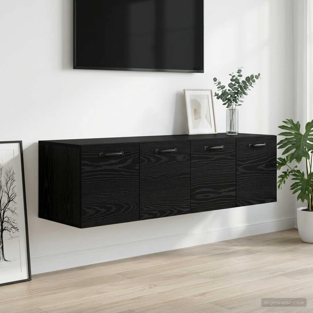 VidaXL Ντουλάπι Τοίχου 2 τμχ. 120 x 36,5 x 35 εκ. Επεξεργασμένο Ξύλο