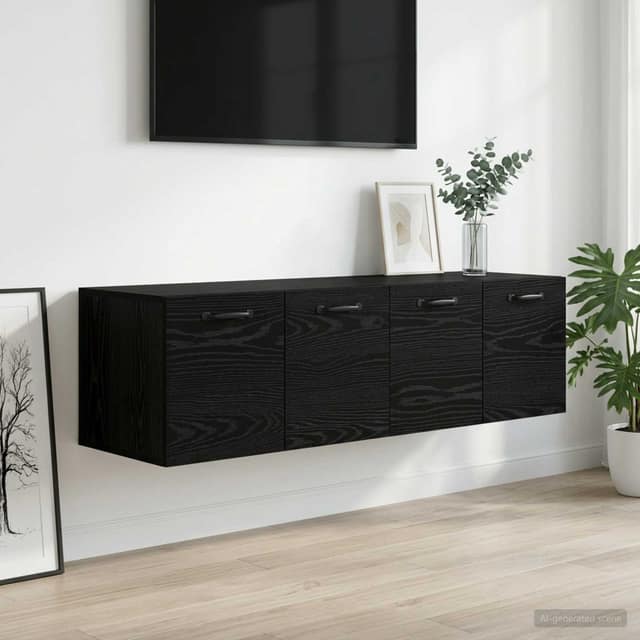 VidaXL Ντουλάπι Τοίχου 2 τμχ. 120 x 36,5 x 35 εκ. Επεξεργασμένο Ξύλο
