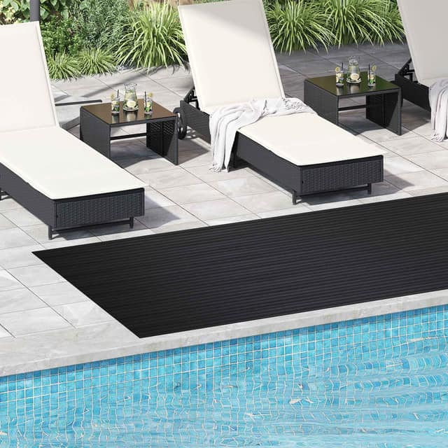 VidaXL Μάτ δαπέδου Μαύρο 1,5 x 4 m Λάστιχο