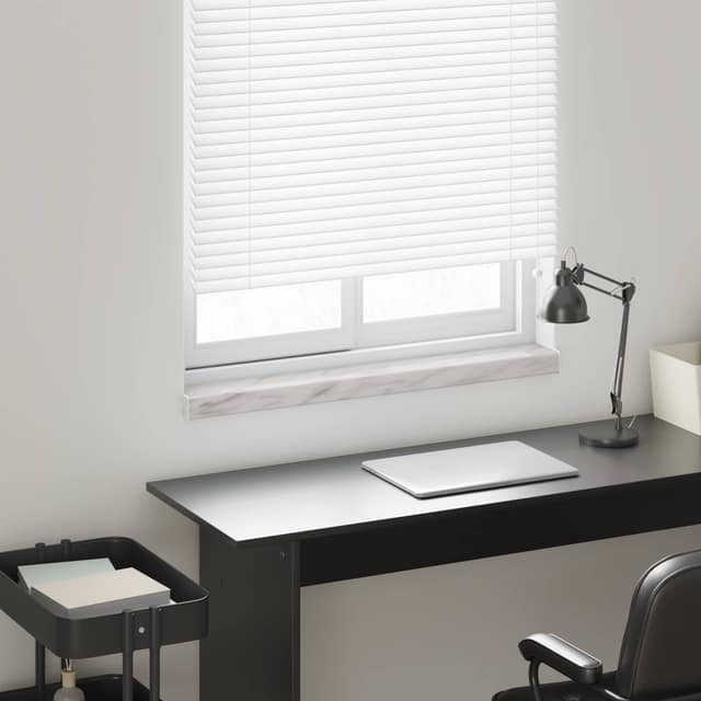 VidaXL Σαβανωτό Παραθύρου Υφή Μάρμαρου 100 x 10 x 4,5 εκ PVC