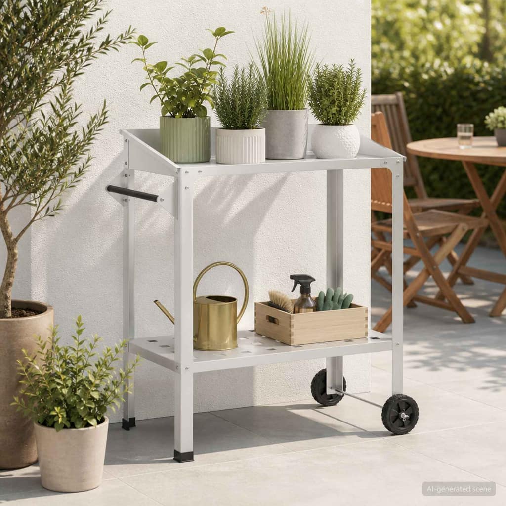 VidaXL Τραπέζι Φυτεύσεων με Ρόδες 96 x 50 x 89 εκ.