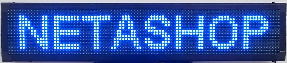 ΔΙΑΦΗΜΗΣΤΙΚΗ ΠΙΝΑΚΙΔΑ LED 96x16 ΜΠΛΕ