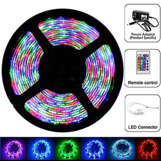 SMD 5050 12V RGB LED STRIP + ΕΛΕΓΧΟΣ + ΤΡΟΦΟΔΟΤΙΚΟ