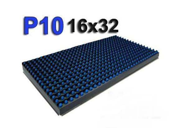 P10 LED MODULE 16X32 ΜΠΛΕ