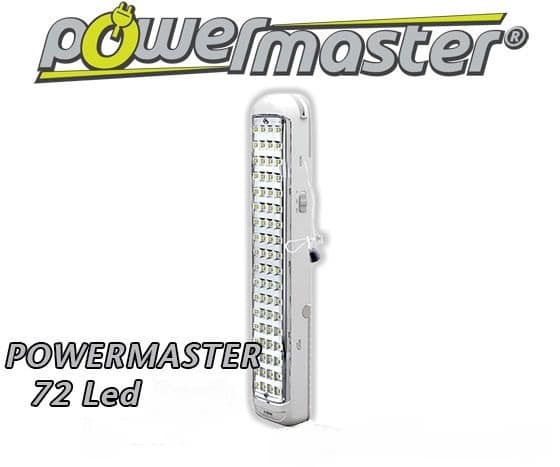 POWERMASTER 72 LED ΦΩΤΙΣΤΙΚΟ ΕΠΑΝΑΦΟΡΤΙΖΟΜΕΝΟ