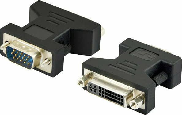 ADAPTOR VGA 15 PIN ΑΝΔΡΙΚΟ ΣΕ DVI ΘΗΛΥΚΟ