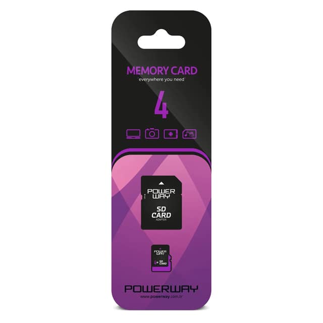 POWERWAY 4 GB ΜΙΚΡΗ ΚΑΡΤΑ SD