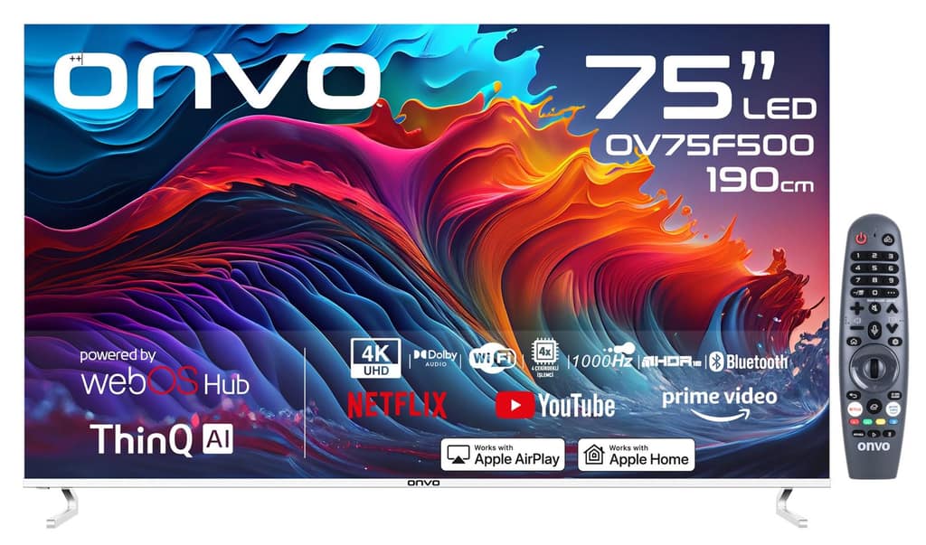 ONVO OV75F500 WEBOS SMART LED TV