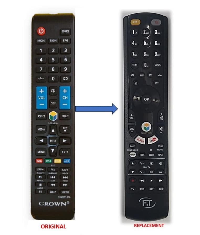 CROWN ED20DF-21G ΑΝΤΙΚΑΤΑΣΤΑΤΙΚΟ ΤΗΛΕΧΕΙΡΙΣΤΗΡΙΟ