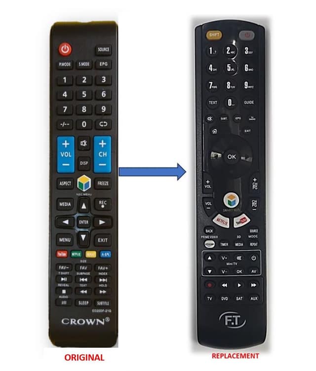 CROWN ED20DF-21G ΑΝΤΙΚΑΤΑΣΤΑΤΙΚΟ ΤΗΛΕΧΕΙΡΙΣΤΗΡΙΟ