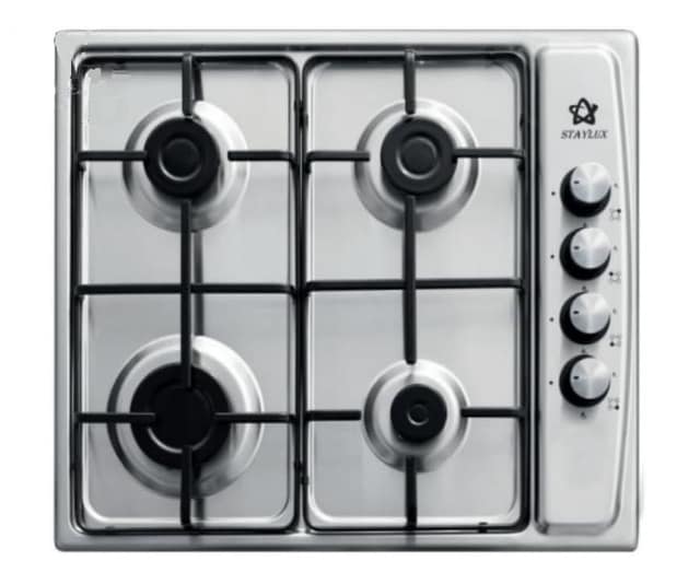STAYLUX LX-410BF INOX 4 GAS Εντοιχιζόμενη Εστία
