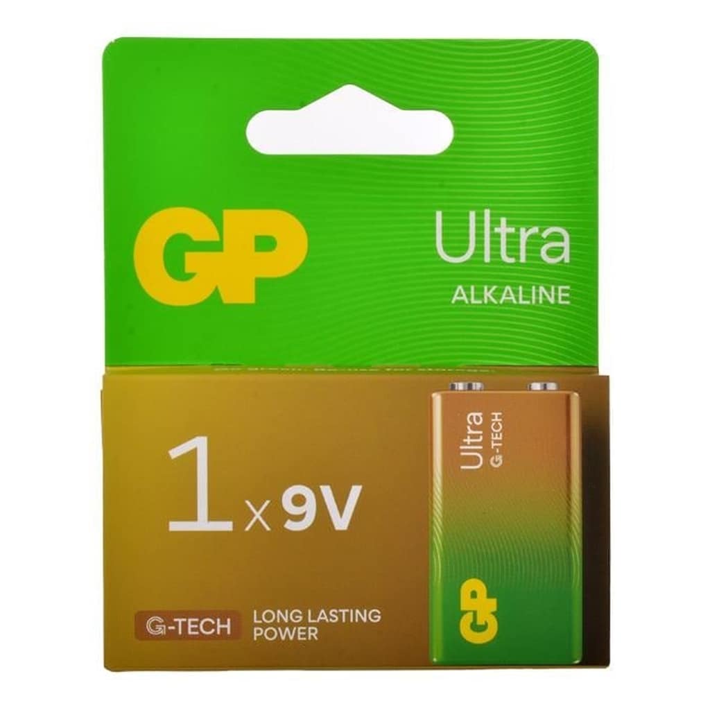 GP 9V ΑΛΚΑΛΙΚΗ ΜΠΑΤΑΡΙΑ 1ΤΕΜ ΣΕ BLISTER