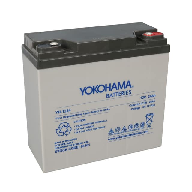 ORBUS 6DZM-24 12V 24Ah Επαναφορτιζόμενη Μπαταρία για Ηλεκτρικά Ποδήλατα