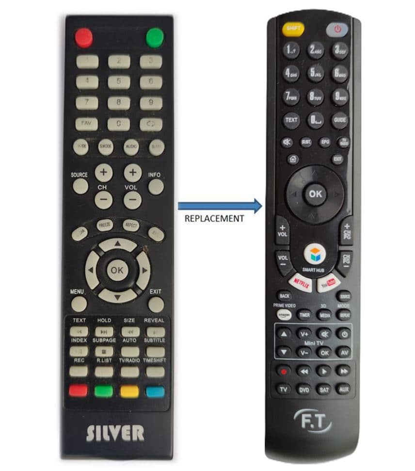 ΑΝΤΙΚΑΤΑΣΤΑΤΗΣ ΤΗΛΕΧΕΡΙΣΤΗΡΙΟΥ SILVER LED TV
