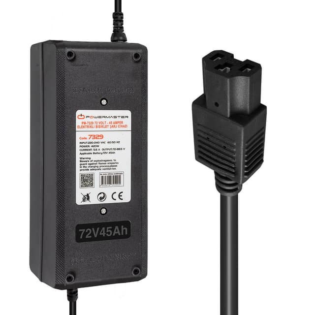 POWERMASTER PM-7329 72V/45Ah Φορτιστής Ηλεκτρικού Ποδηλάτου