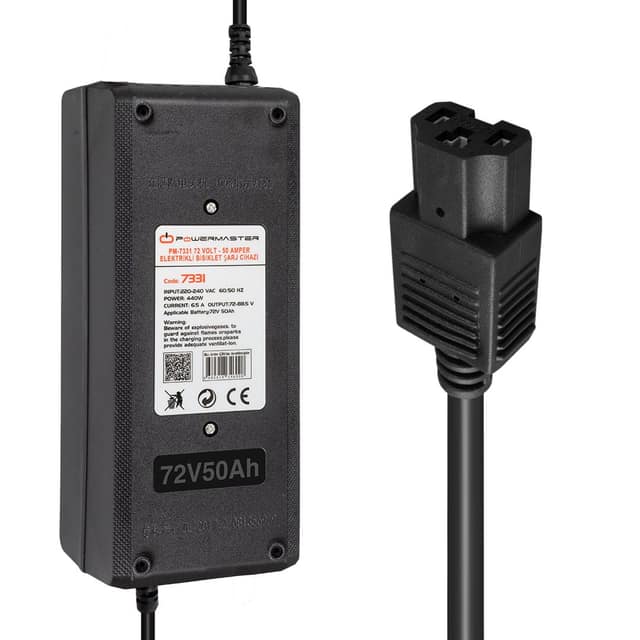 POWERMASTER PM-7331 72V/50Ah Φορτιστής Ηλεκτρικού Ποδηλάτου