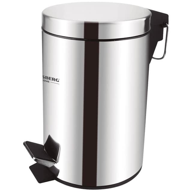 HAUSBERG HB-H1050 Κάδος Απορριμμάτων INOX με Πεντάλ 3L