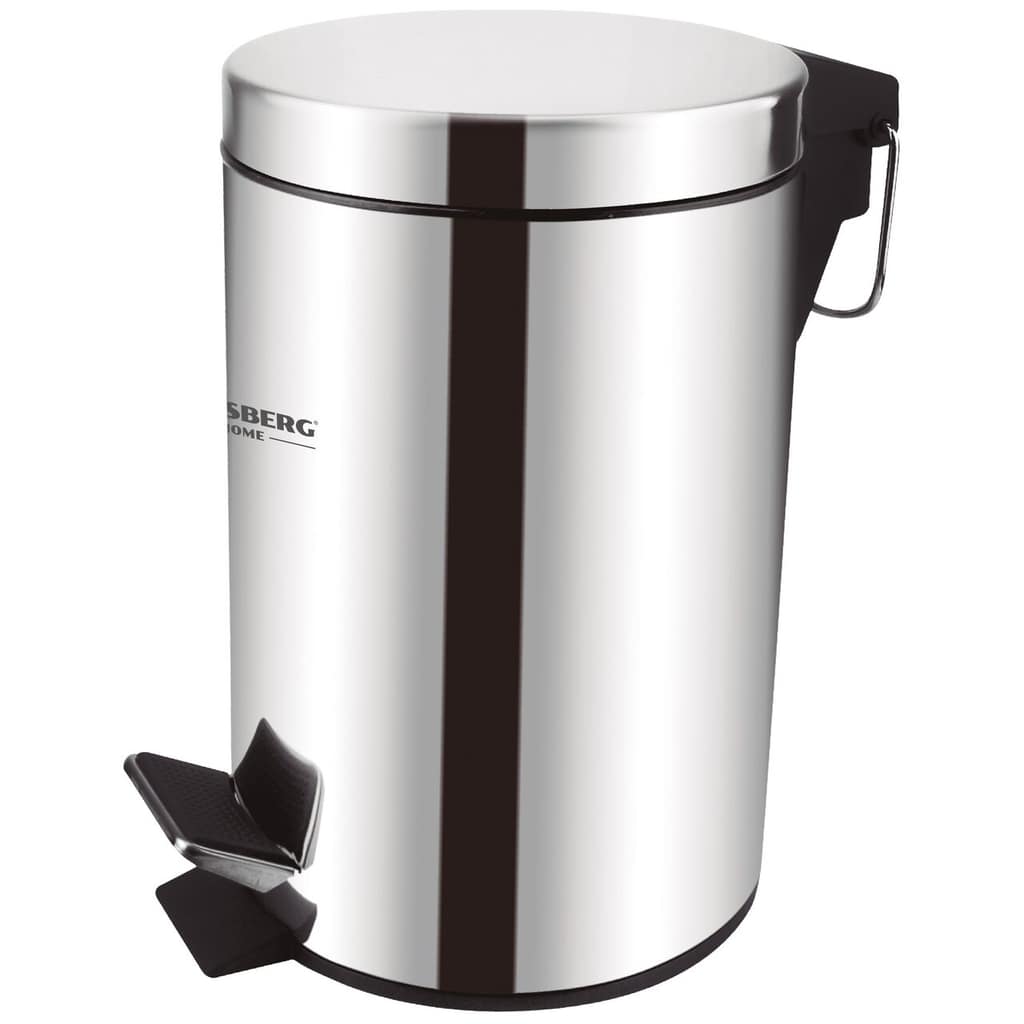 HAUSBERG HB-H1052 Κάδος Απορριμμάτων INOX με Πεντάλ 12L