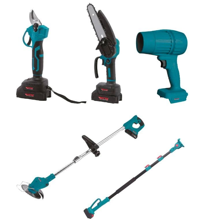 TATTA TD-5315 Σετ κήπου 5 σε 1 21V, 800W με 2 μπαταρίες