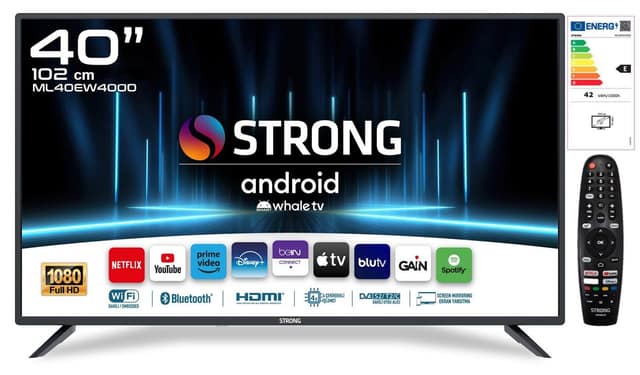 STRONG ML40EW4000 ANDROID WHALE SMART LED TV
