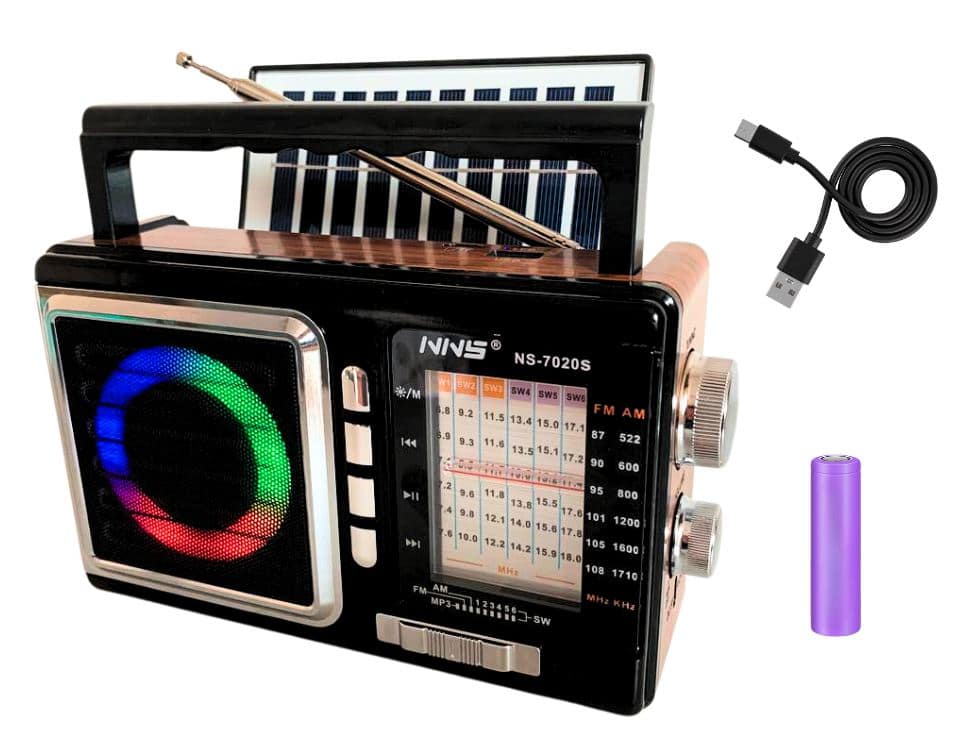 NNS NS-7020S WITH SOLAR CHARGE ΡΑΔΙΟΦΩΝΟ