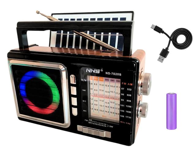 NNS NS-7020S WITH SOLAR CHARGE ΡΑΔΙΟΦΩΝΟ
