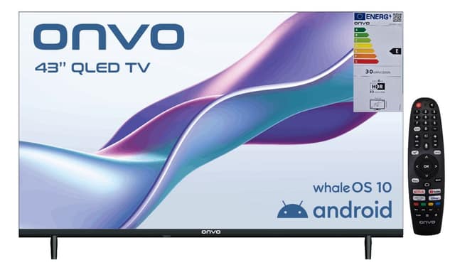 ONVO 43WQ80F2FA FHD WHALE OS10 QLED SMART TV