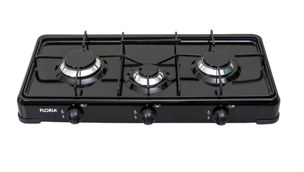 FLORIA ZLN7138 BLACK GAS COOKER