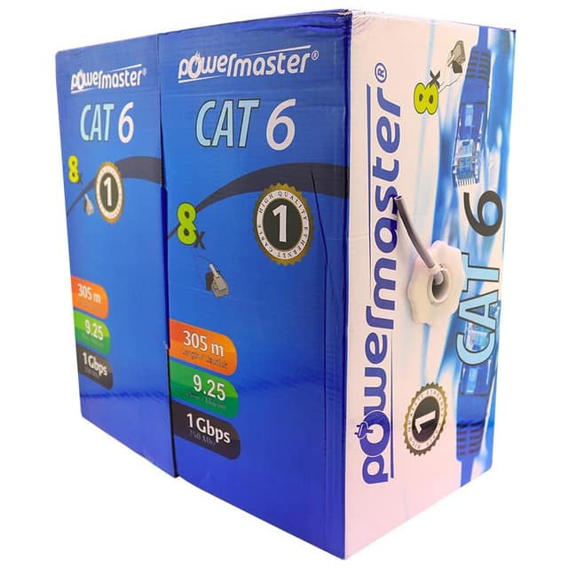 POWERMASTER ΚΑΛΩΔΙΟ CAT6 ETHERTET 305M.