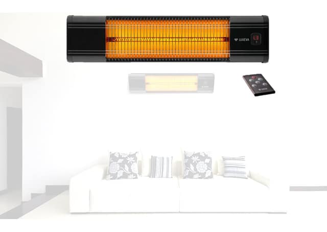 LUXEVA LXV-2500HRS Μαύρος Κάρμπον Υπέρυθρος Θερμαντήρας
