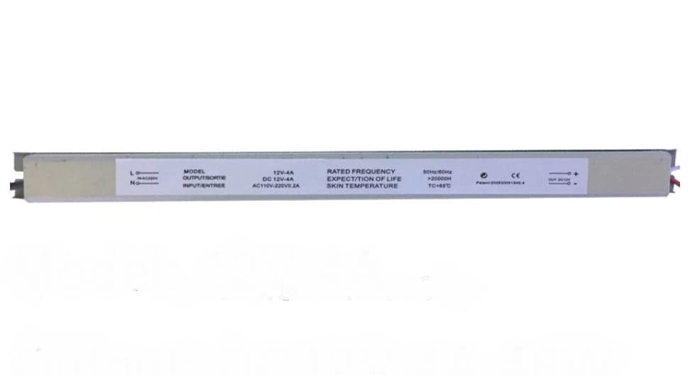 SUPER SLIM ΤΡΟΦΟΔΟΤΗΣ 12V-4A-48W