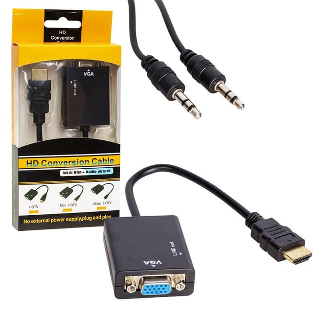 POWERMASTER HDMI ΣΕ VGA + AUDIO ΜΕΤΑΤΡΟΠΕΑΣ