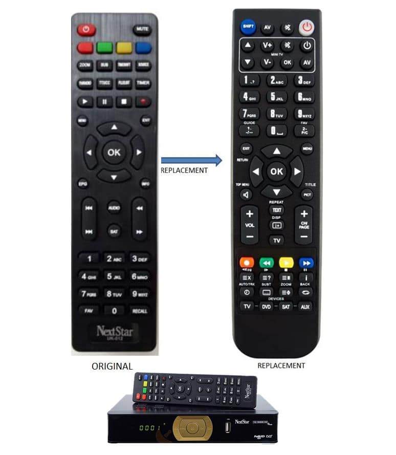 NEXT 18000 HD PLUS ΑΝΤΙΚΑΤΑΣΤΑΤΙΚΟ ΤΗΛΕΧΕΙΡΙΣΤΗΡΙΟ