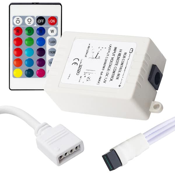 ΕΛΕΓΧΟΣ RGB LED Strip POWERMASTER PM-32120 12V 6A