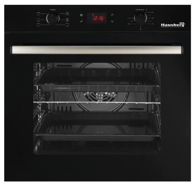 HAUSBERG HB-8054NG BLACK Εντοιχιζόμενος Φούρνος
