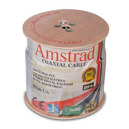 ΚΑΛΩΔΙΟ COAXIAL AMSTRAD RG6U6 300M