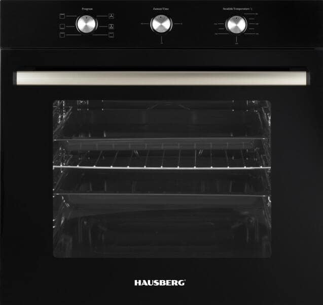 HAUSBERG HB-8053NG BLACK Εντοιχιζόμενος Φούρνος