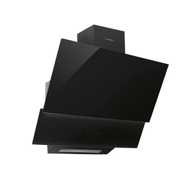 LUXELL DA6-835 ΑΠΟΡΡΟΦΗΤΗΡΑΣ 60CM ΜΑΥΡΟ ΓΥΑΛΙ