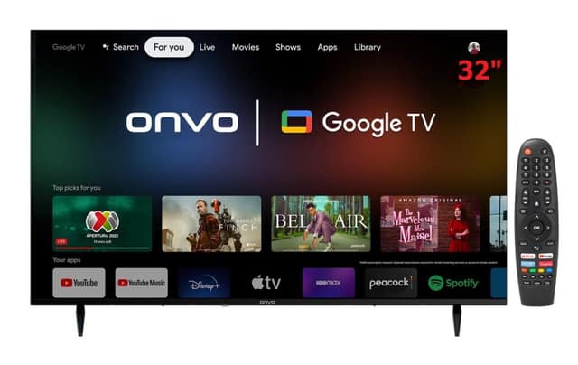ONVO OV32F700 ΑΚΡΑΙΑ GOOGLE SMART LED TV