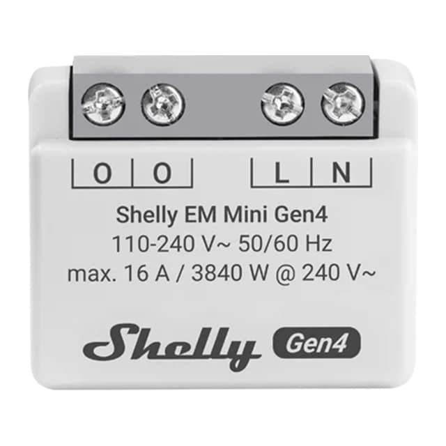 Μετρητής ενέργειας Shelly EM Mini Gen4 WiFi/Matter