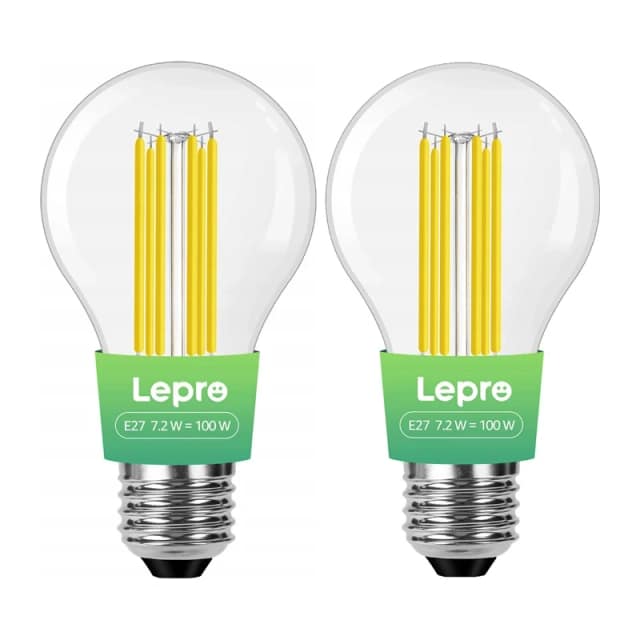 Λαμπτήρας LED LEPRO 100094-WW-EU-2 E27 με νήμα 7,2 W (100 W) 1521 lm 2700 K κλάση Α, 2 τεμάχια