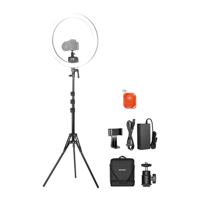 Σετ για selfie Neewer SRP18C 17 εκ. με στρογγυλό φωτιστικό LED για κινητά
